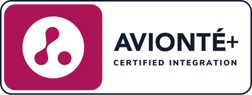 Avionté+ Certified Integration Badge - Dark