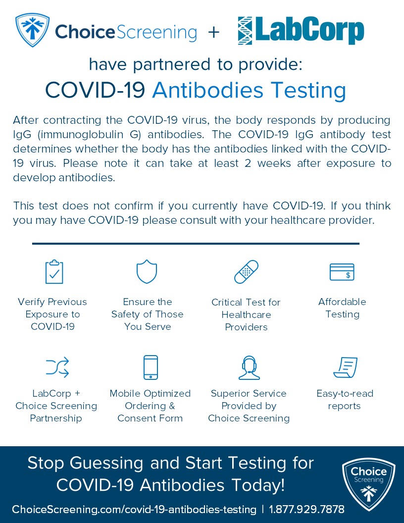 Choice Screening COVID-19 Antibodies Testing-1