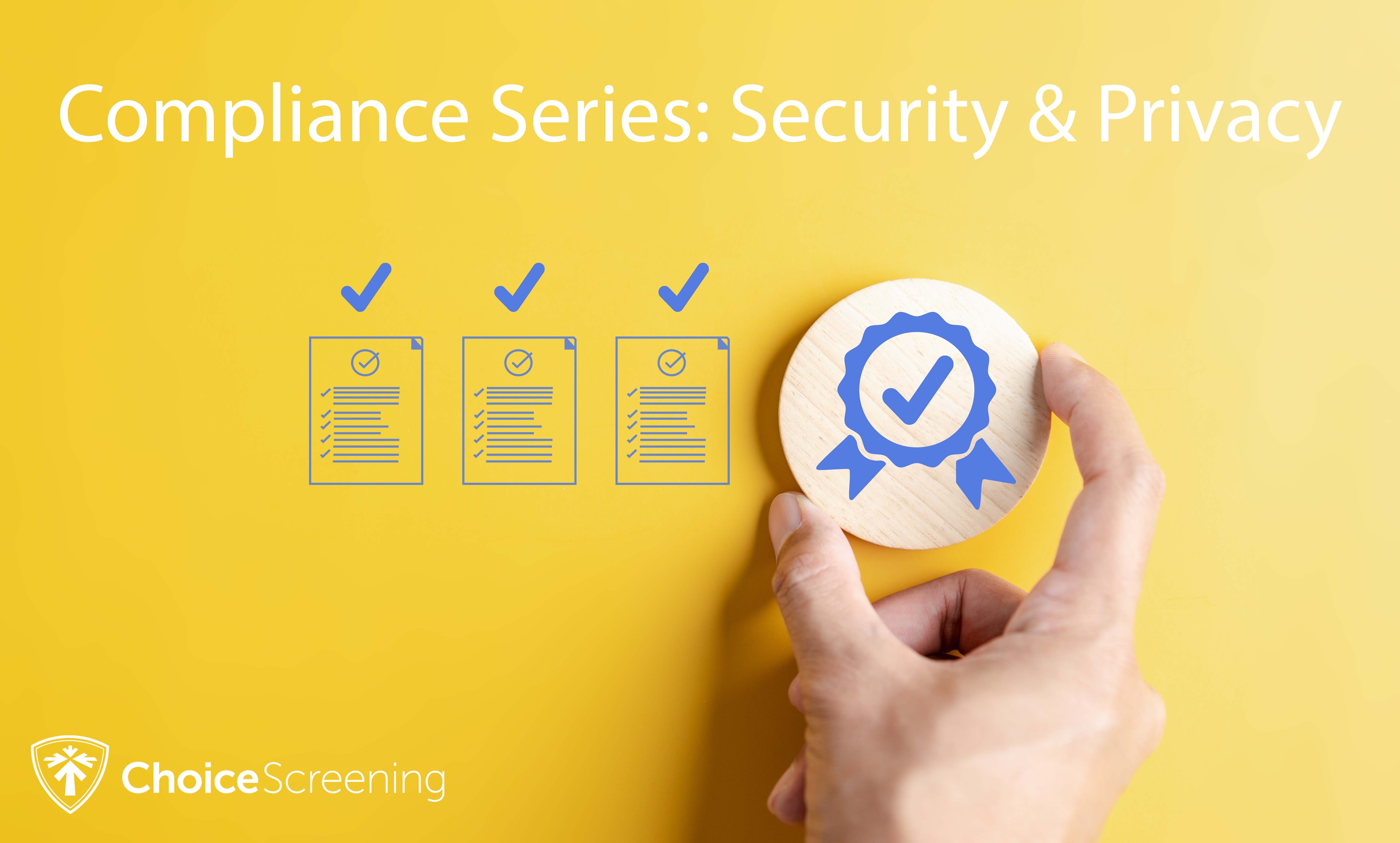 Compliance Series - Security and Privacy